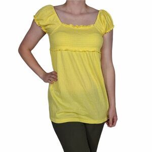 Mix & Co Yellow Women's Top